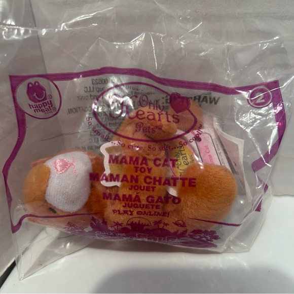Lot of 4 McDonald Happy Meal plush toys (cat, penguin, panda and bear) - Picture 2 of 14